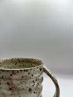Large Ivory Speckle Mug