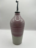 Olive Oil Pourer Chun and Copper Pink Glaze