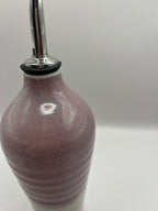 Olive Oil Pourer Chun and Copper Pink Glaze